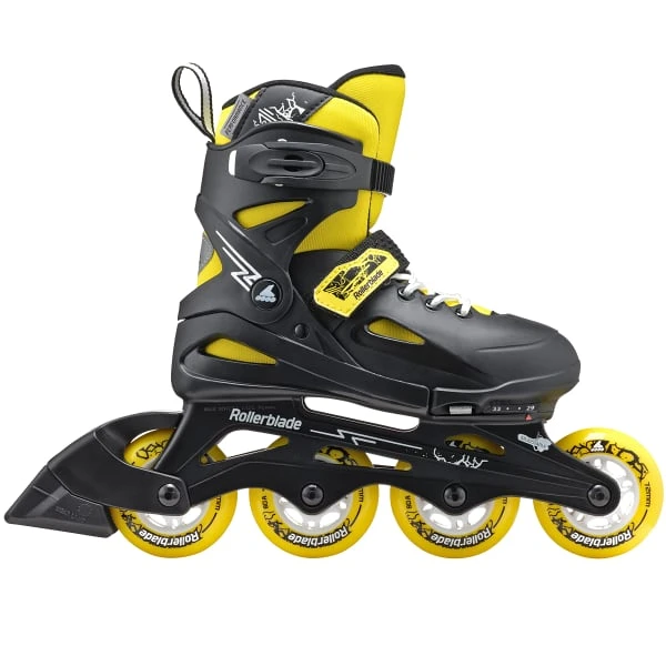ROLLERBLADE FURY BLACK/YELLOW 23 3 ROLLERBLADE FURY BLACK/YELLOW 23
