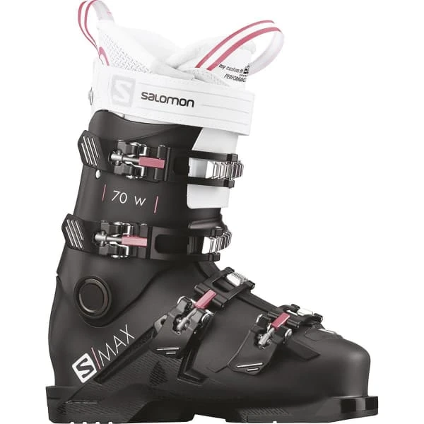 SALOMON S/MAX 70 W BLACK/WHITE/PINK 21 3 SALOMON S/MAX 70 W BLACK/WHITE/PINK 21